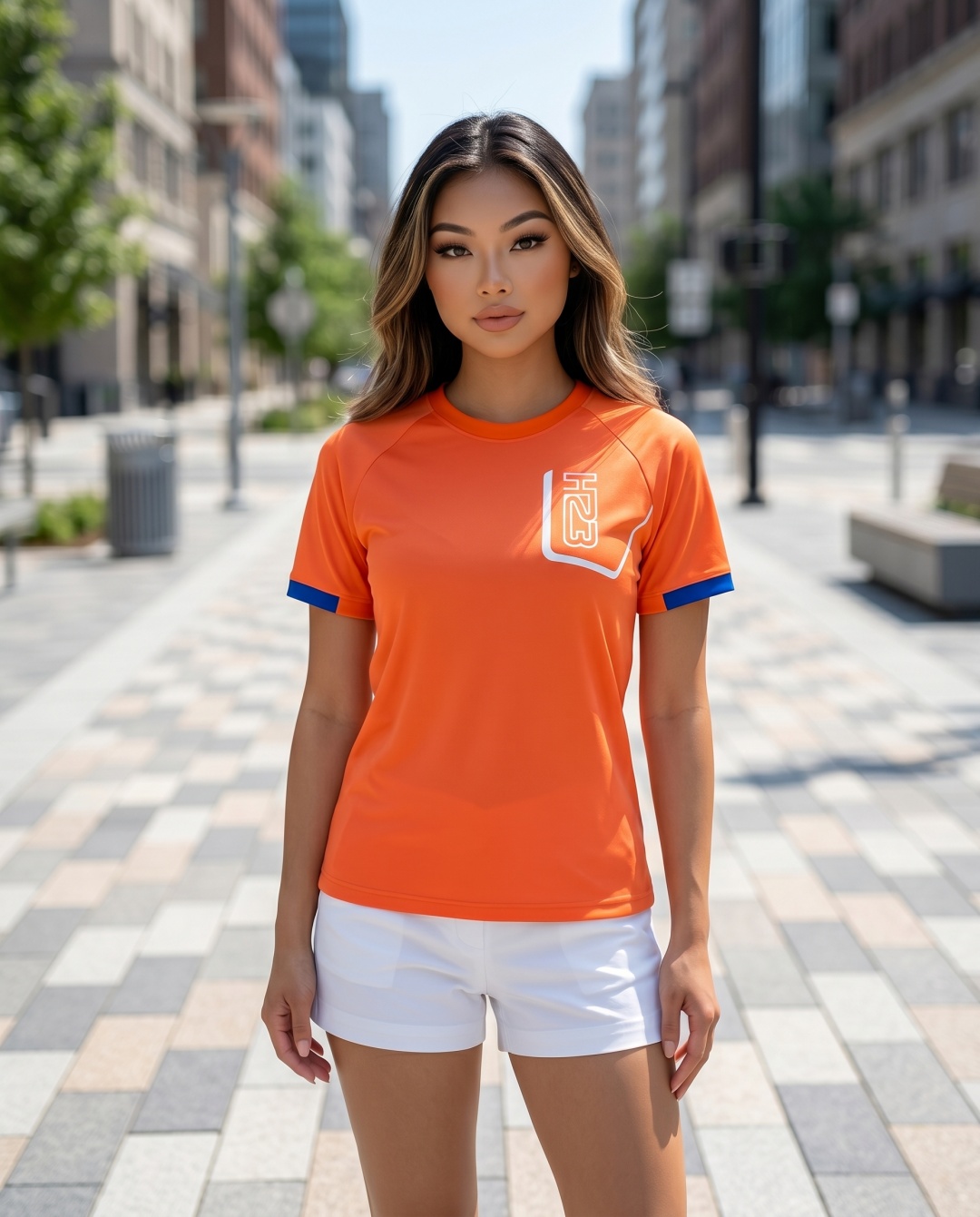 Футболка Hummel оранжевый