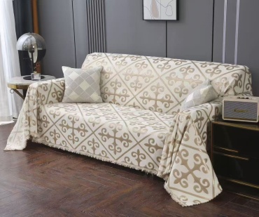 Home Collection накидка для дивана 56789 молочный 180x300