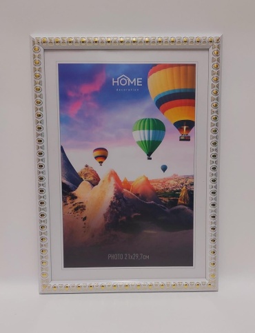 Рамка прямоугольная 21x29.7 см HOME, пластик, акрил