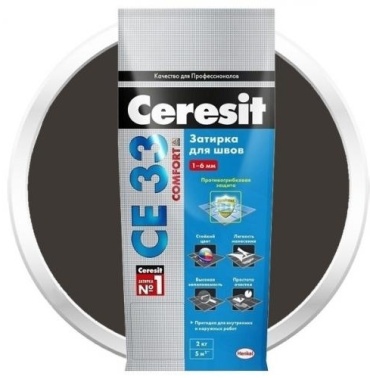 Затирка Ceresit CE33 2, цвет графит