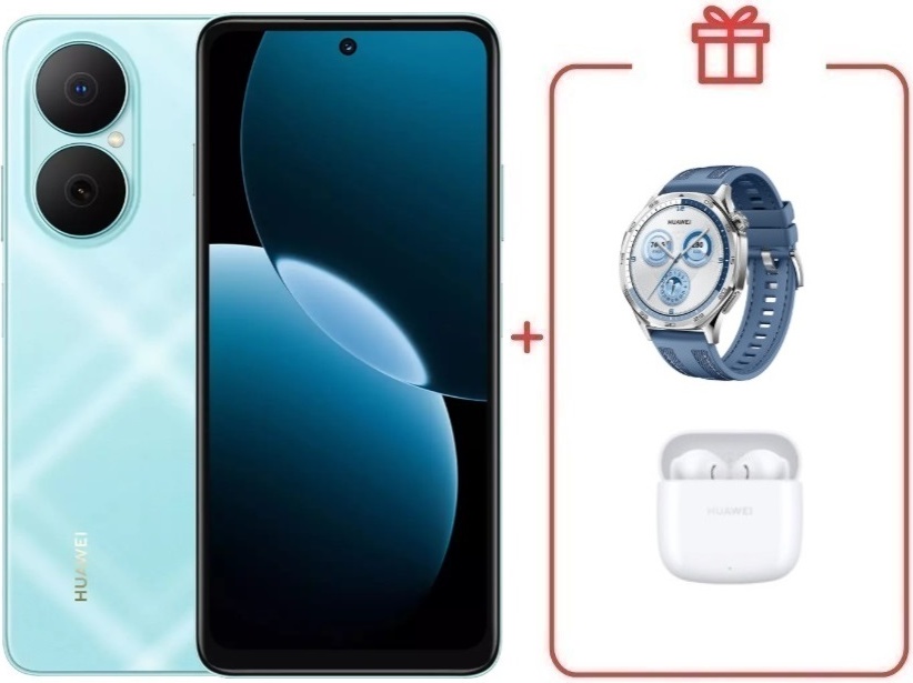 Смартфон Huawei Y73 8 ГБ/128 ГБ голубой + подарок