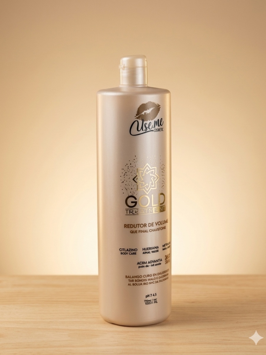 Use Me Cosmetic состав Состав для выпрямления волос Gold Redutor de Volume 1 л 1000 мл