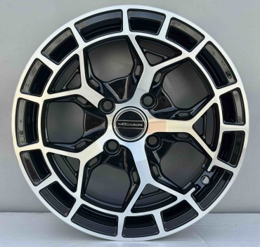 Vossen 2056 7x15/4x100 D67.1 ET35 4 диска черный, серебристый