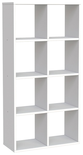 Стеллаж напольный Euromebel МИНИ, 00070206, 58.2x25x115.2 см, белый
