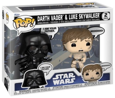Funko Дарт Вейдер и Люк Скайуокер,Звёздные Войны 10 см 2 шт