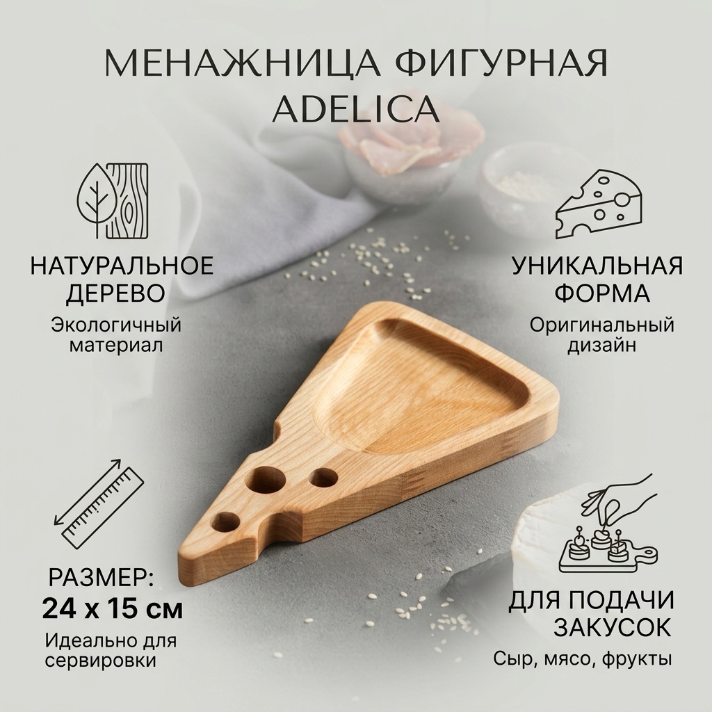 Adelica менажница Для подачи 7548238 фигурная 1 шт
