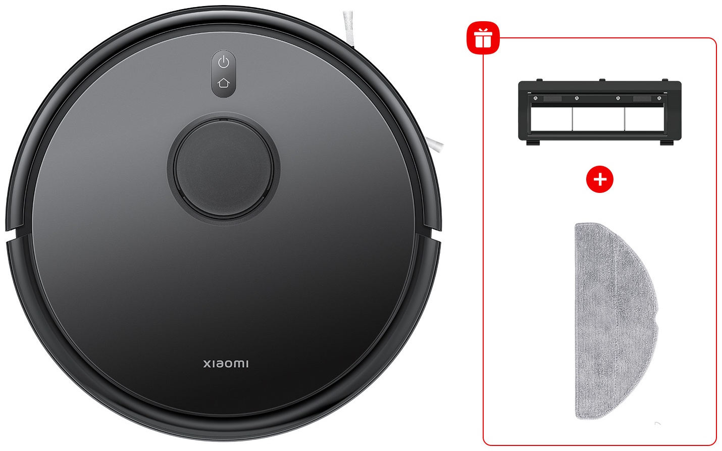 Робот-пылесос Xiaomi Robot Vacuum S20 черный + подарок