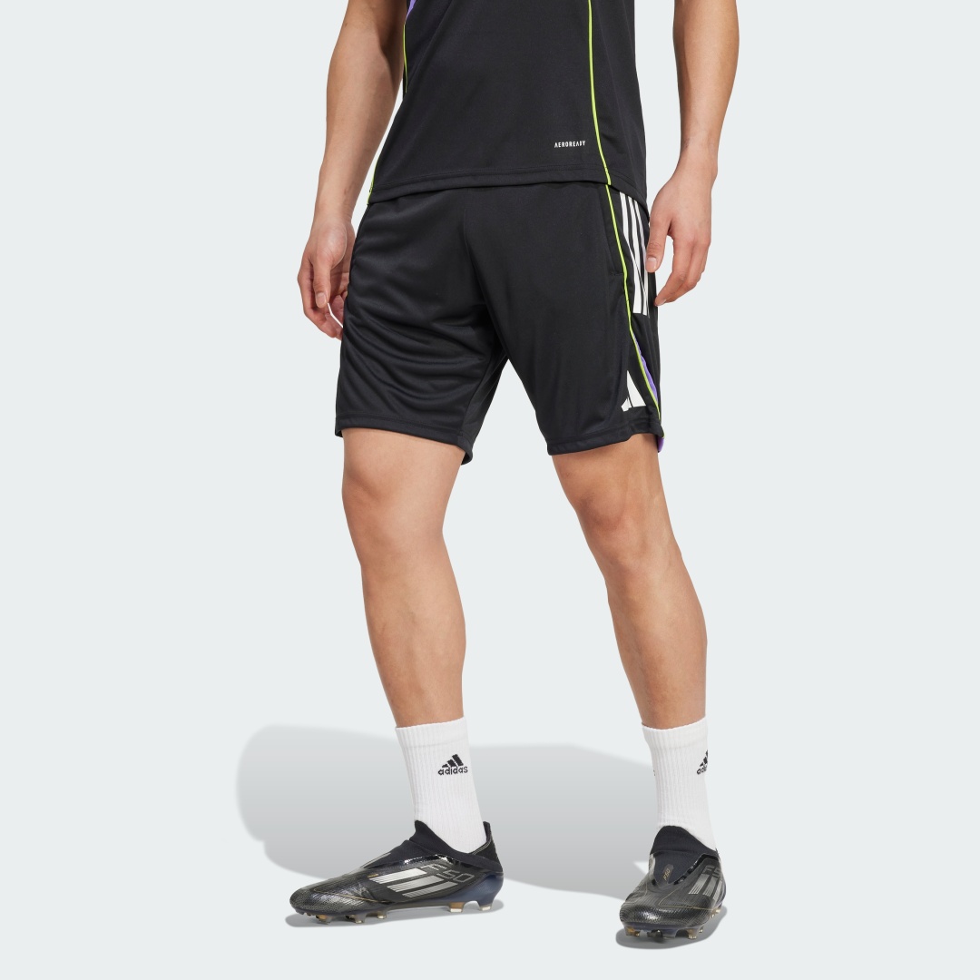 Спортивные шорты adidas TIRO25C TR SHO черный, сиреневый