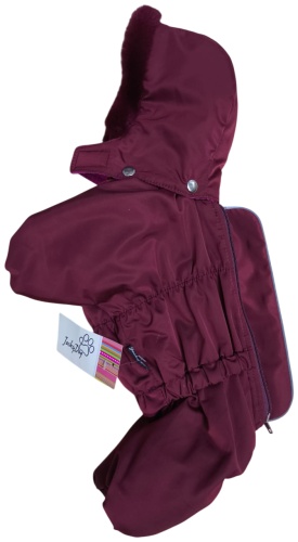 JackyDog комбинезон JD930012 бордовый XS