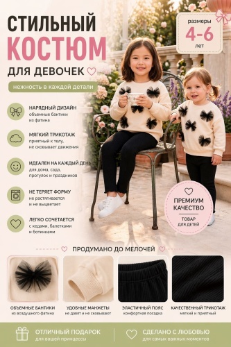 Комплект черный, бежевый