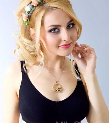 Бюстгальтер для беременных и кормящих MamaLine черный