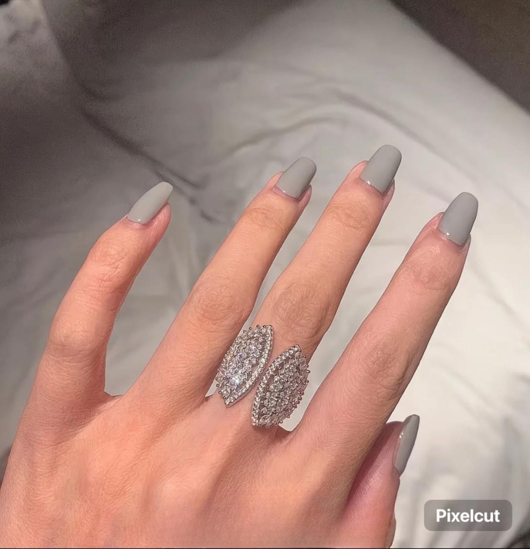 Кольцо Cristal RING-CR-88 размер регулируемый бижутерный сплав, цирконий, серебристый