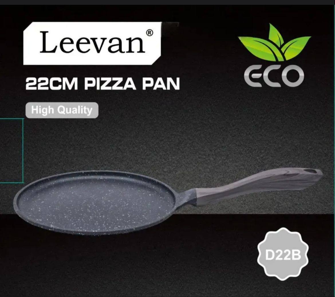 Блинная сковорода Leevan 22 см с антипригарным покрытием, алюминий