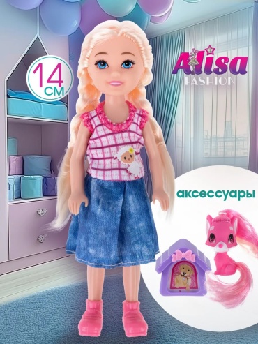 Кукла-мини 1TOY Aлиса фэшн Alisa Fashion 15 см