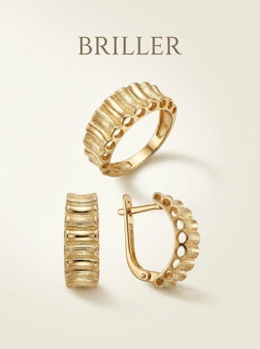 BRILLER 0987665678br вес 6.4 г золото, без вставок