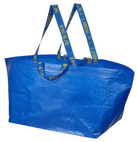 Хозяйственная сумка 71 л IKEA 35x55x37 см, полипропилен