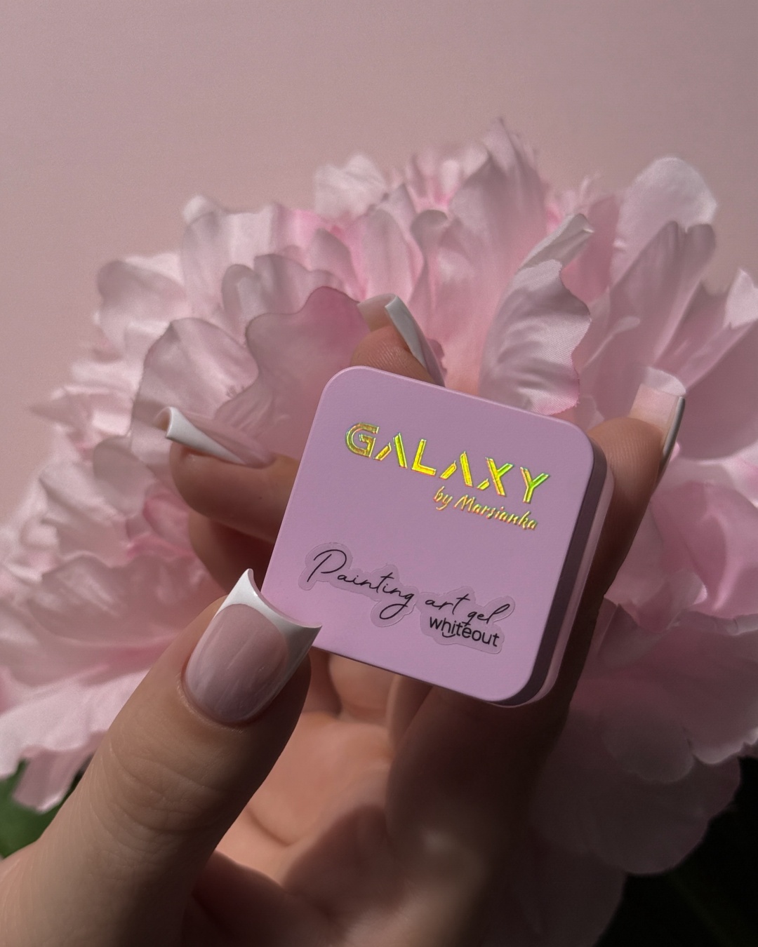 Galaxy гель-краска Painting art gel Whiteout белый 5 мл