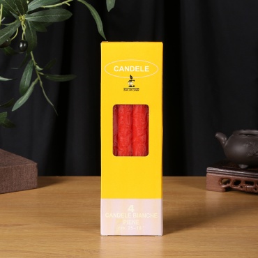Хозяйственная свеча Candele Bianche Piene 25 см, 4 шт