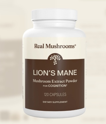 REAL MUSHROOMS Lion's Mane Cognition таблетки 120 шт