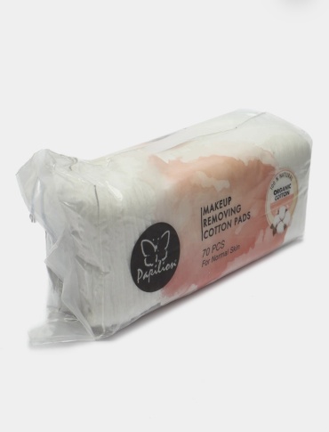 Papilion ватные диски квадратные 7.5х7.5 см 70 шт