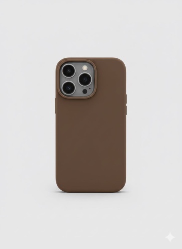Чехол PULOKA для Apple iPhone 16 Pro Max коричневый