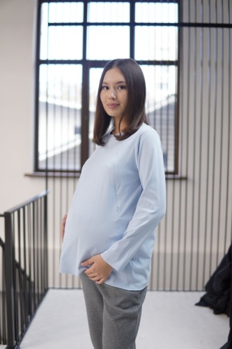 Лонгслив Sweetmama.kz голубой