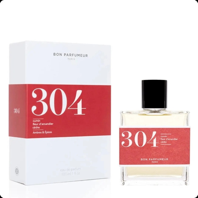 Bon Parfumeur 304 - cumin, fleur d’amandier, cedre парфюмерная вода EDP 100 мл, унисекс
