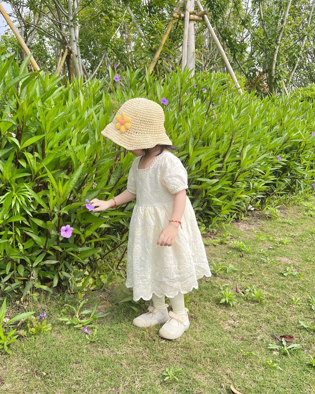 Повседневное платье Kids collection белый