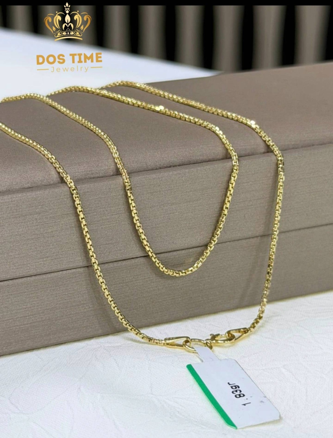 DOS TIME 583202181 длина 50 см, вес 1.83 г золото, плетение якорное