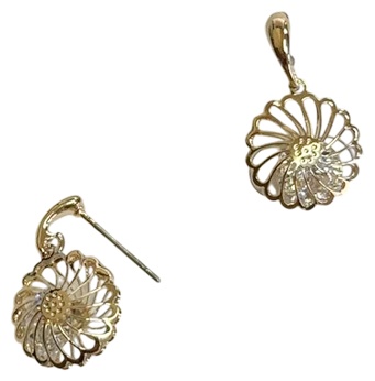Серьги Angelica Fashion бижутерный сплав, стразы