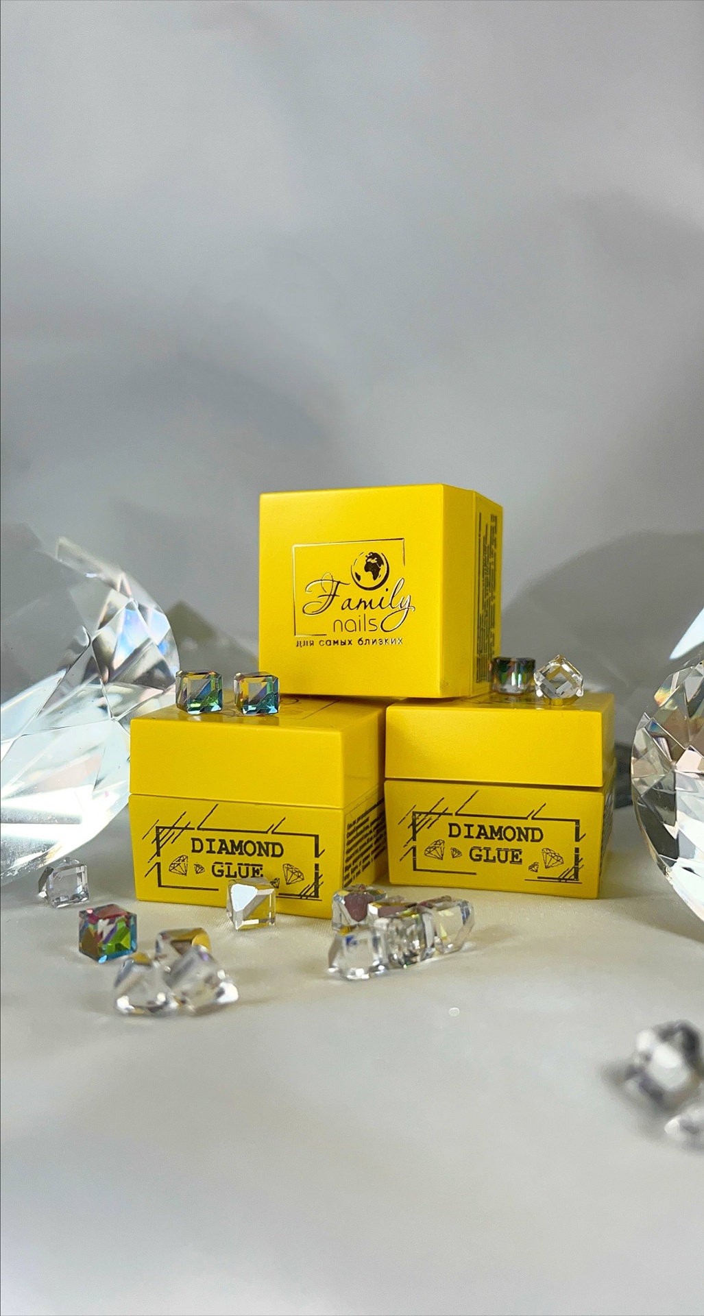 Family nails клей для страз Diamond glue Прозрачный 5 мл