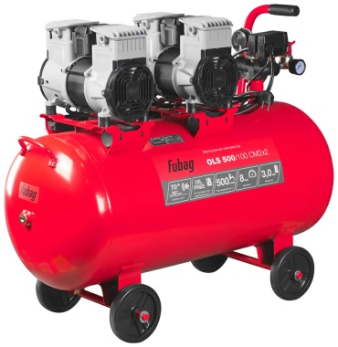 Компрессор безмасляный Fubag OLS 500/100 CM2х2, 8 бар