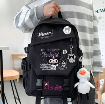 Рюкзак Kuromi полиэстер черный
