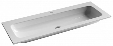 Раковина Ceramicanova Grace CN7017 накладная прямоугольная 121х46 см, санфарфор