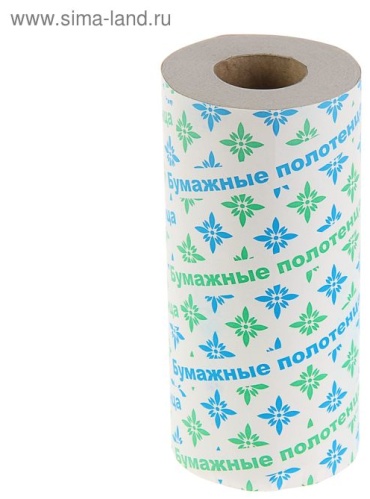 Бумажные полотенца SIMA-LAND HOME Полотенца бумажные, 2419 см, 28 метров 1 шт