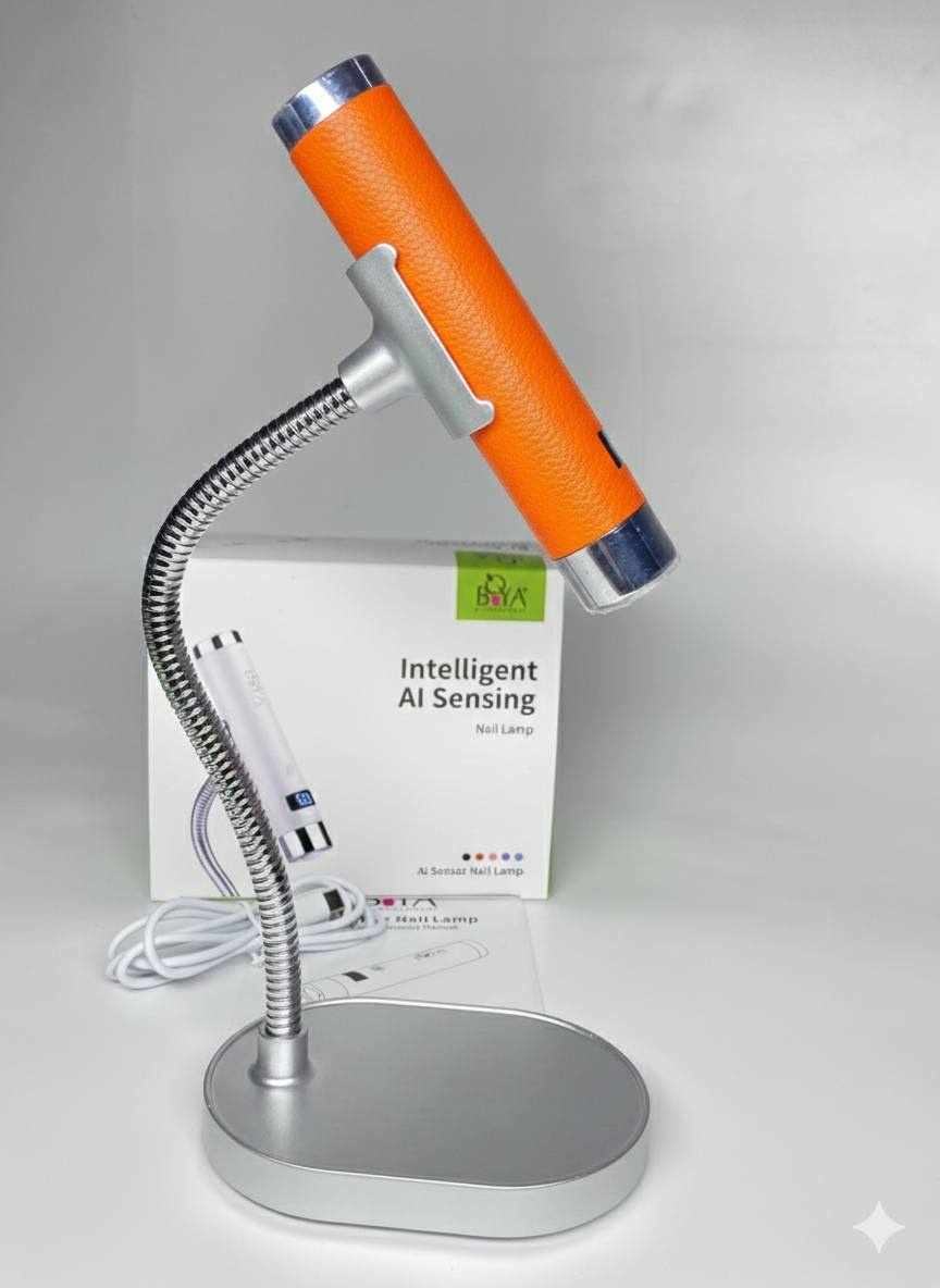 Лампа Boya professional AI Sensor Nail Lamp Оранжевая LED-UV 3 Вт