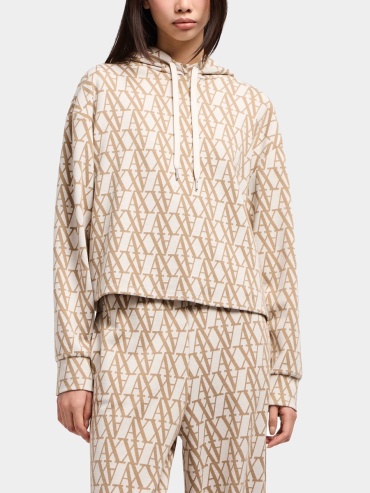 Свитшот Armani Exchange бежевый