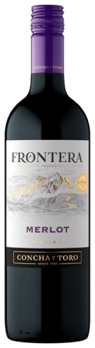 Вино Concha y Toro Frontera Merlot полусухое красное 12% 0.75 л