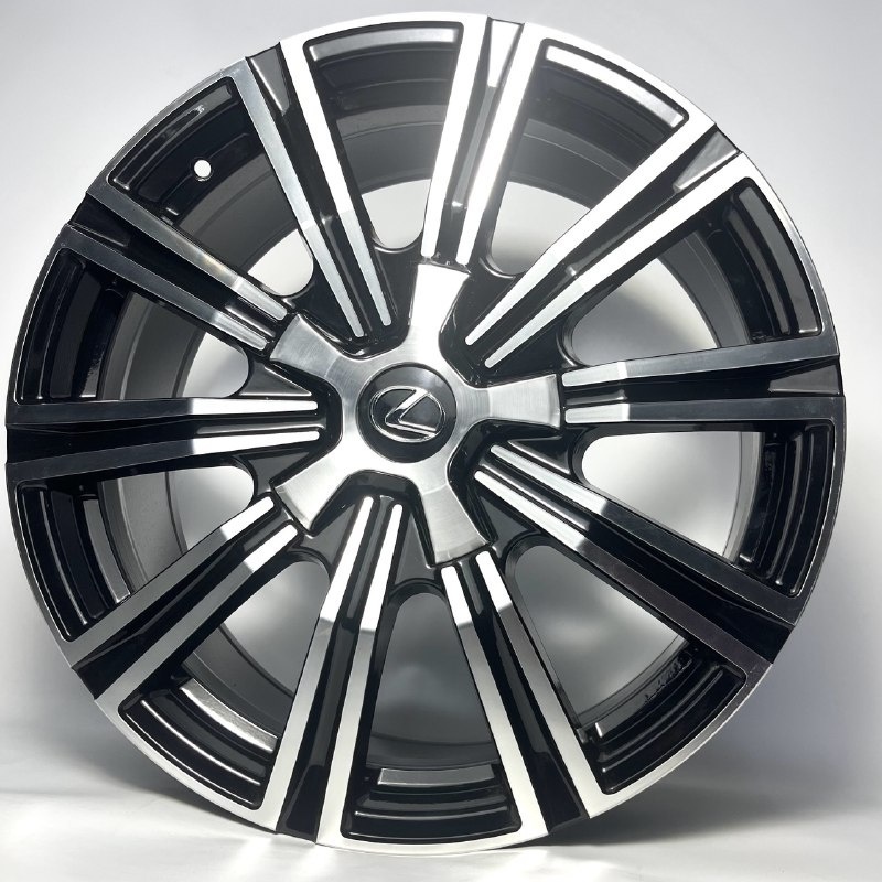 LVZ 570LX Модель R20 8.5x20/5x150 D110 ET45 4 диска черный, серебристый