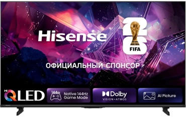 Hisense 75E7S PRO 191 см черный