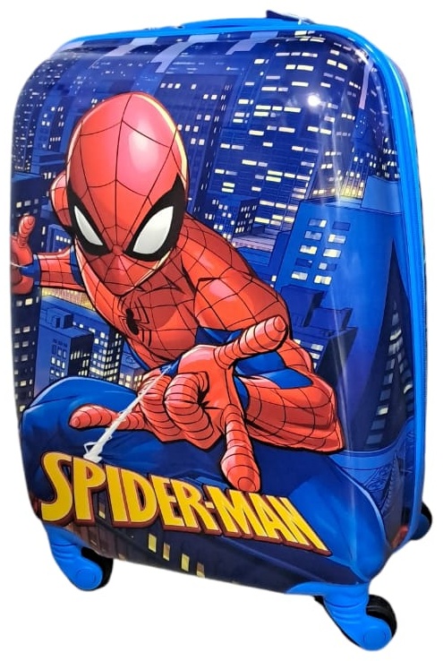 Чемодан Spider-Man Pp поликарбонат 33 л красный, синий