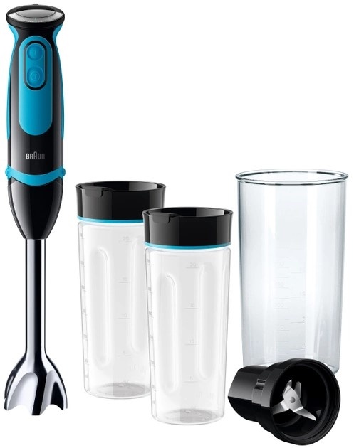 Блендер погружной Braun MQ 5252 BKBL черный, синий