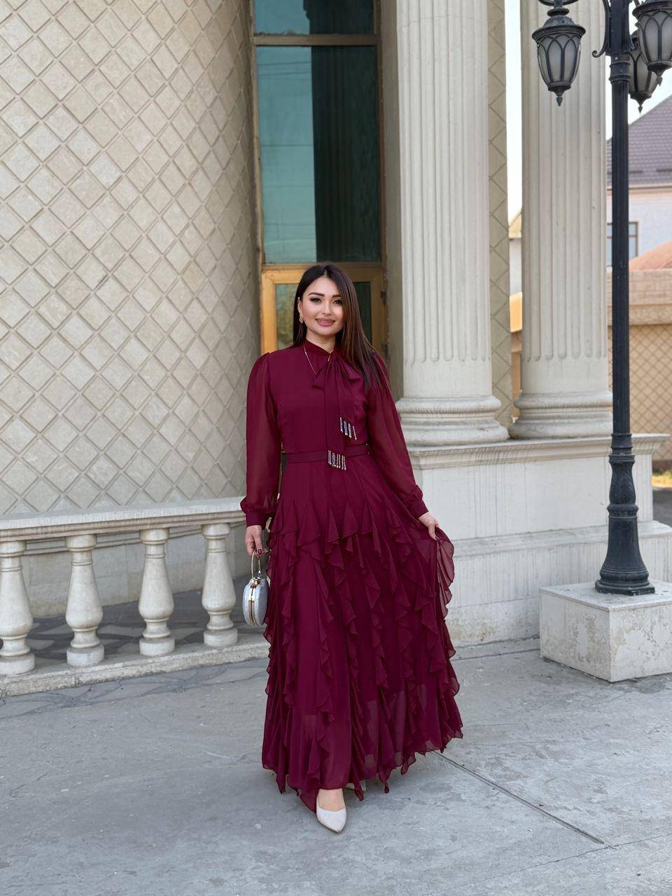Вечернее платье Fashion Fashion бордовый