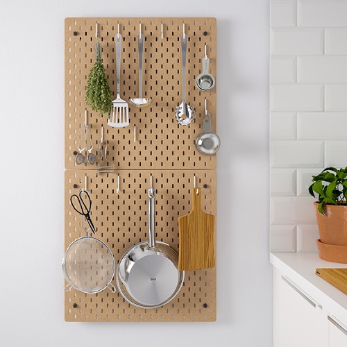 IKEA набор крючков SKÅDIS 6 шт, дерево