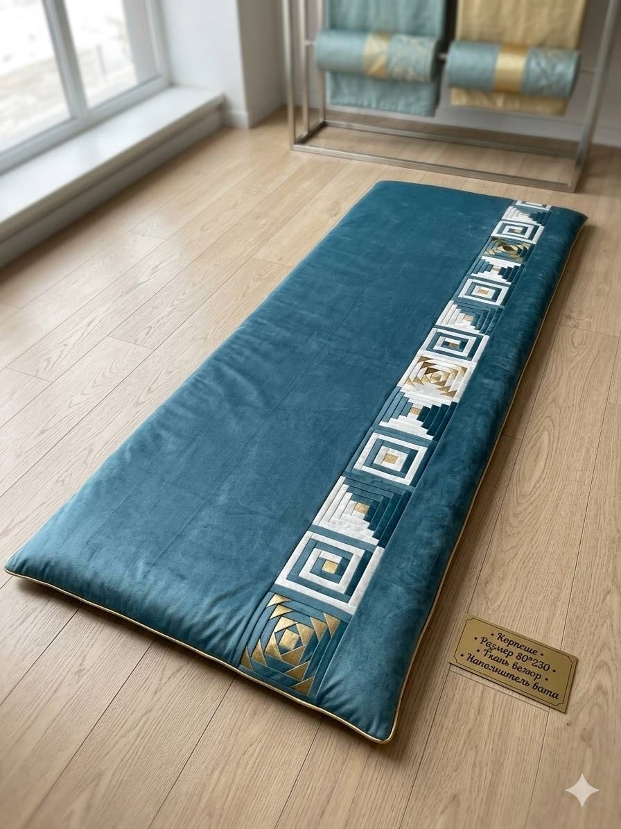 Samruk körpe корпе 230x80 см, вата, голубой