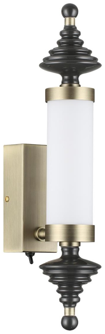 Светильник настенный Odeon Light LED 11 Вт белый, бронза