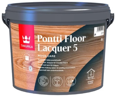 Tikkurila Pontti Floor Lacouer 5 акриловая основа , 9 л