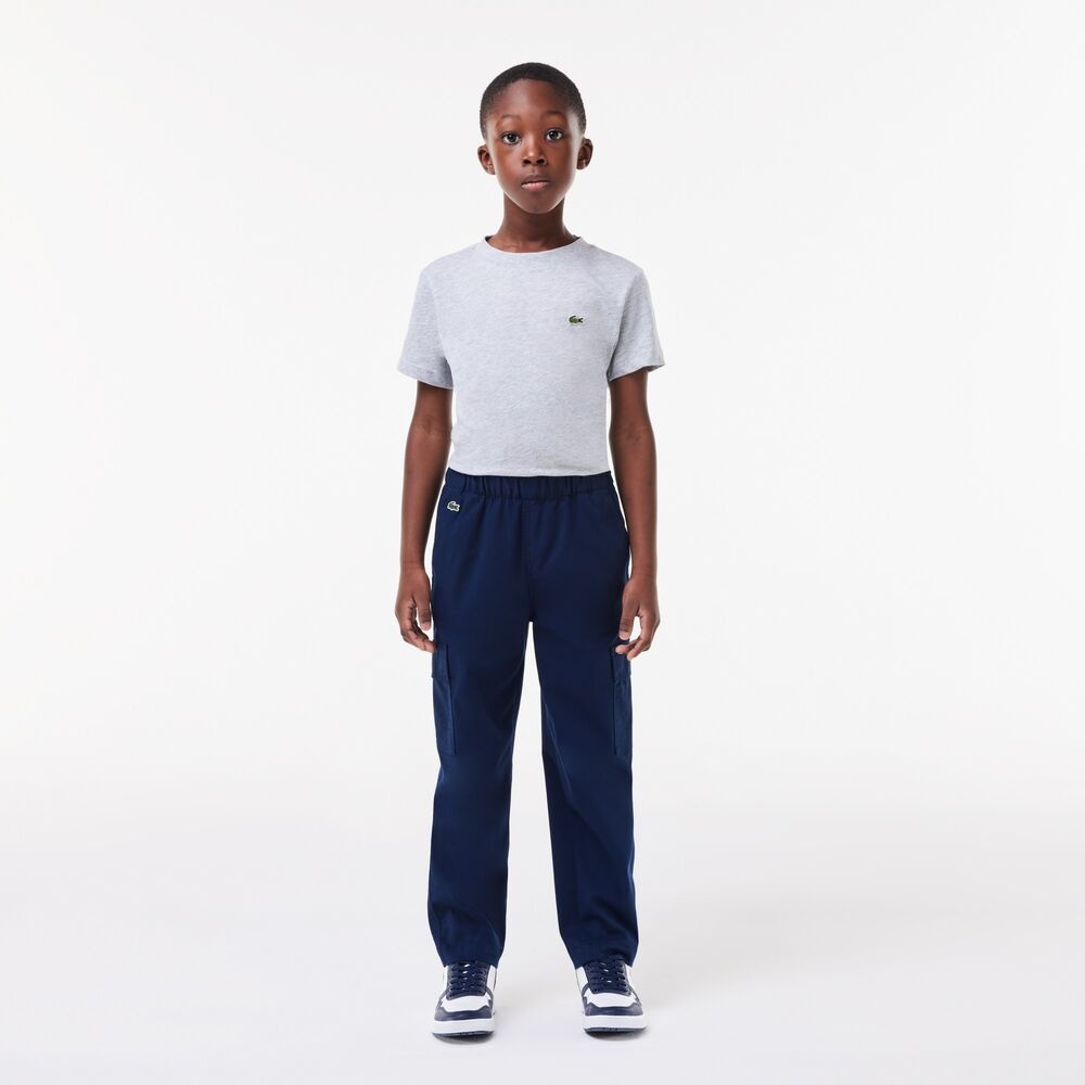 Повседневные брюки LACOSTE темно-синий