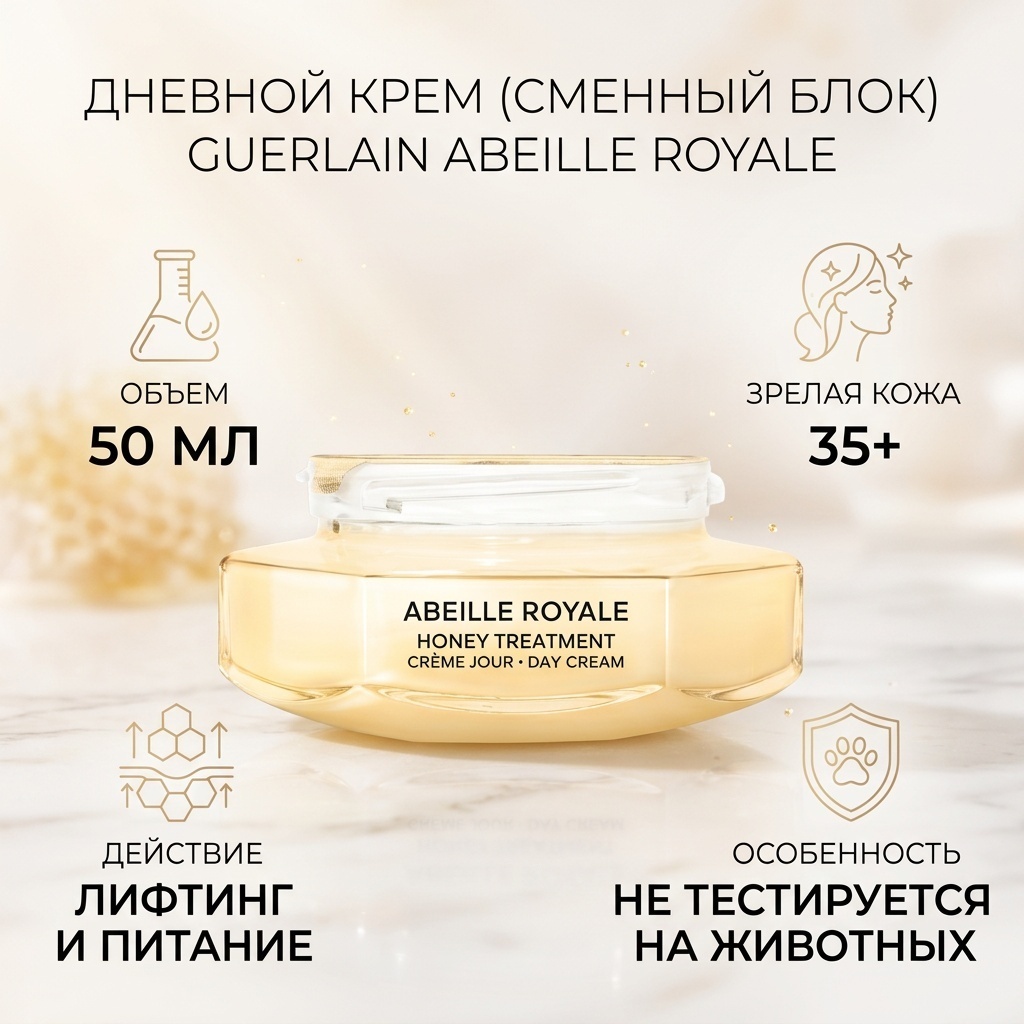 Guerlain крем Abeille Royale Honey Treatment Day Creme Refill для лица 50 мл