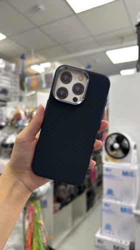 Чехол LUXO Life для Apple iPhone 15 Pro темно-синий